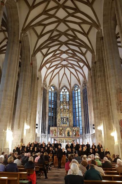 Chorkonzert in der Moritzkirche Halle (Saale) am 13.10.2019