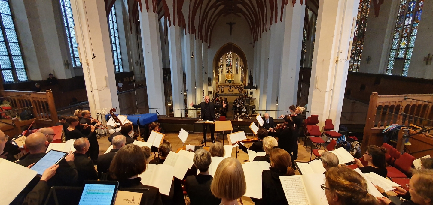 Kurt-Thomas-Kammerchor | Leitung: Andreas Köhs | Samstags-Motette in der Thomaskirche zu Leipzig im Oktober 2022, J. S. Bach "Höchsterwünschtes Freudenfest" | BWV 194
