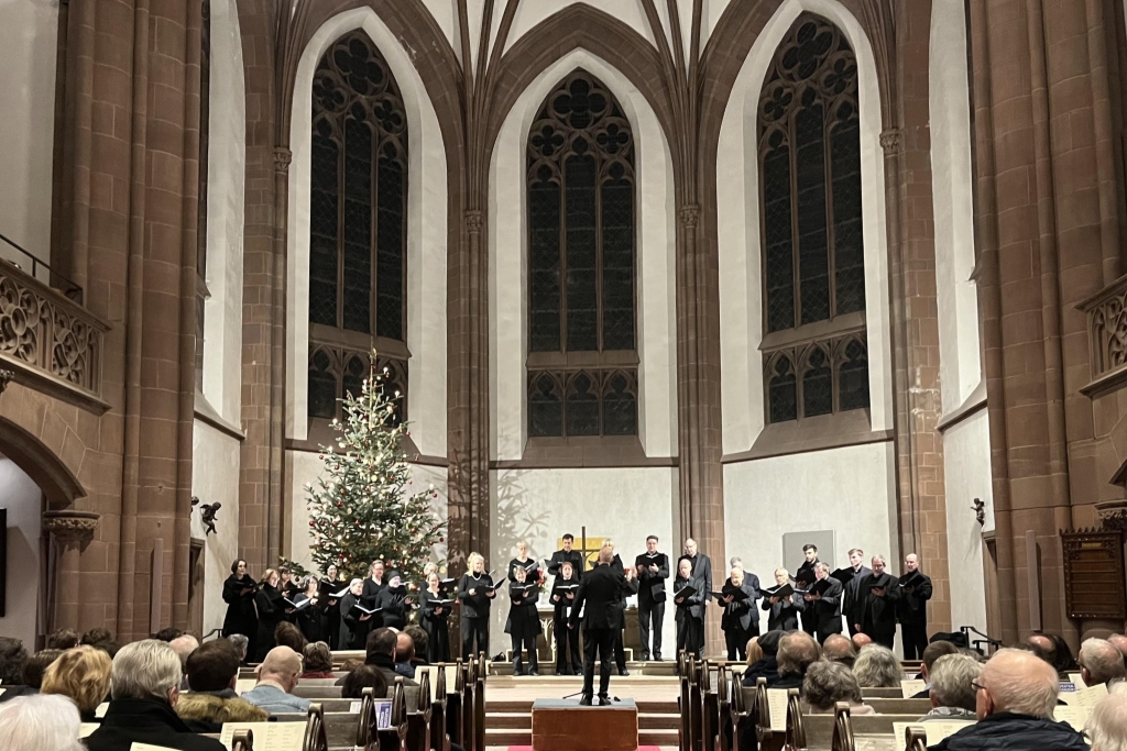 Weihnachtskonzert des Kurt-Thomas-Kammerchores traditionell am 2. Weihnachtsfeiertag in der Dreikönigskirche (2023)